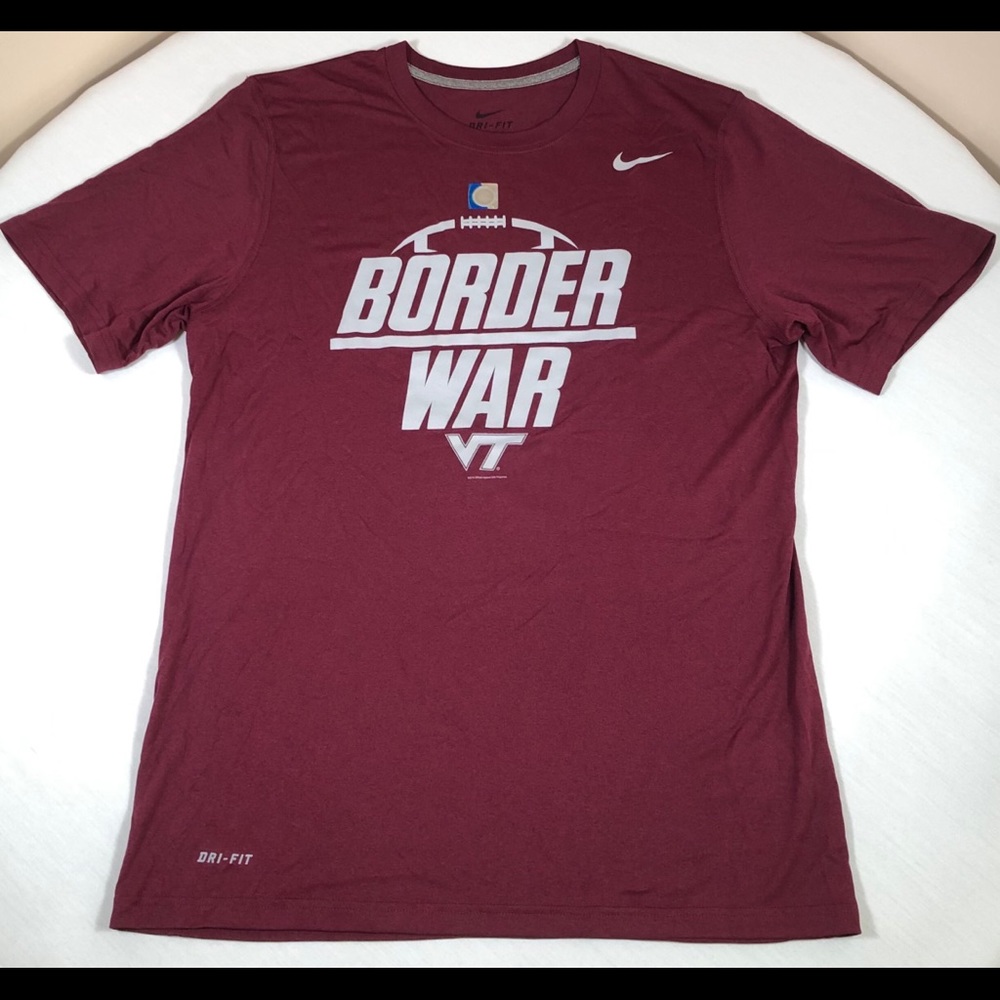 Virginia Tech Hokies Shirt Mens Medium NFL NIKE